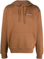 Jacquemus FW22 Brown Unisex Pullover Sweatshirt with Logo Embroidery 226JS3102120850 Jacquemus FW22 Brown Unisex Pullover Sweatshirt with Logo Embroidery 226JS3102120850