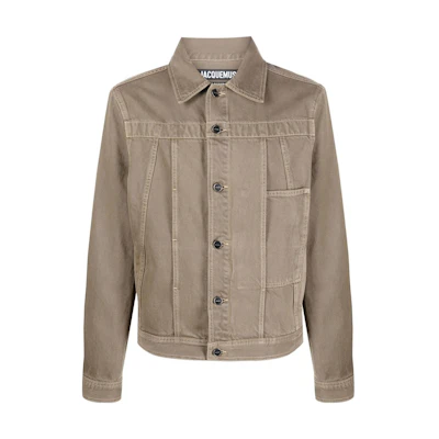 Jacquemus FW22 Khaki Slim-Fit Single-Breasted Jacket 226DE013101656A
