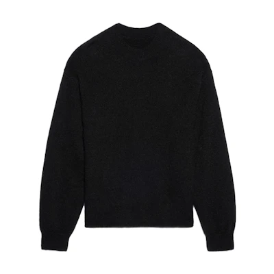 Jacquemus FW23 Black Logo Print Crewneck Sweater. 245KN295-2329-990