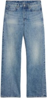Jacquemus FW23 Straight Fit Blue Jeans with Zipper Casual Style. 225DE002-1015-31A Jacquemus FW23 Straight Fit Blue Jeans with Zipper Casual Style. 225DE002-1015-31A