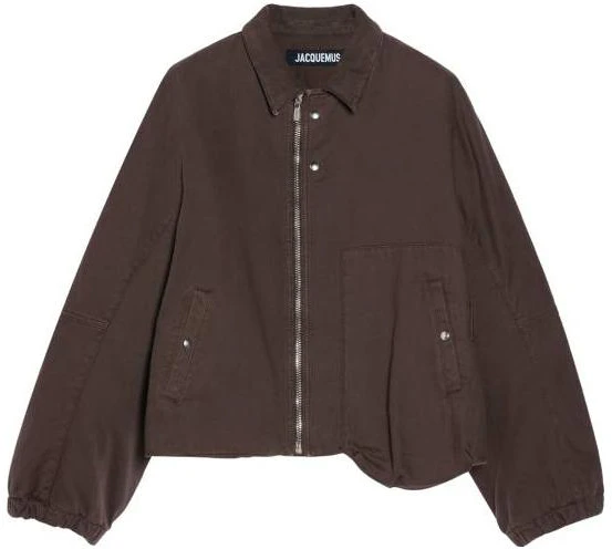 jacquemus-fw-23-solid-zip-up-collared-jacket-brown-outerwear-236-bl-0401485880