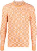 Jacquemus Graphic Print Crewneck Long-Sleeve Sweatshirt Orange () 225KN0222047750 Jacquemus Graphic Print Crewneck Long-Sleeve Sweatshirt Orange () 225KN0222047750
