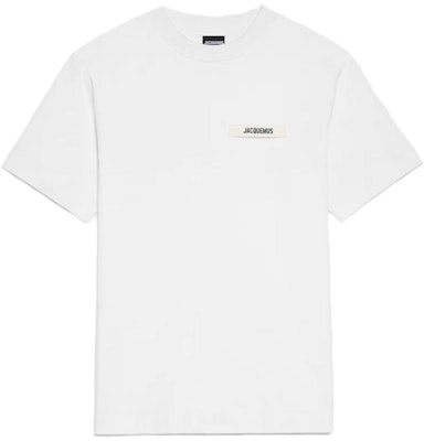Camiseta Blanca Jacquemus Logo de Grosgrain 245JS208-2125-100 Order Camiseta Blanca Jacquemus Logo de Grosgrain 245JS208-2125-100