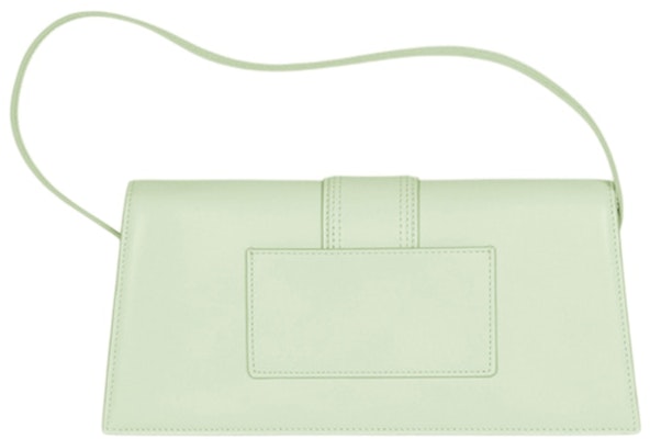 Jacquemus Le Bambino Long Flap Shoulder Bag Light Green Lookbook Jacquemus Le Bambino Long Flap Shoulder Bag Light Green