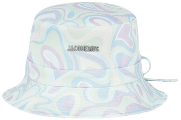 Jacquemus Le Bob Gadjo Bow Knotted Bucket Hat Print 'Faded Paisley' Buy Jacquemus Le Bob Gadjo Bow Knotted Bucket Hat Print 'Faded Paisley'