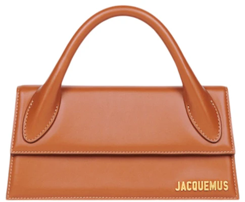 Jacquemus Le Chiquito Long Bolso de Mano Marrón Claro Buy Jacquemus Le Chiquito Long Bolso de Mano Marrón Claro