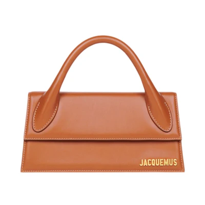 Jacquemus Le Chiquito Long Signature Handbag Light Brown