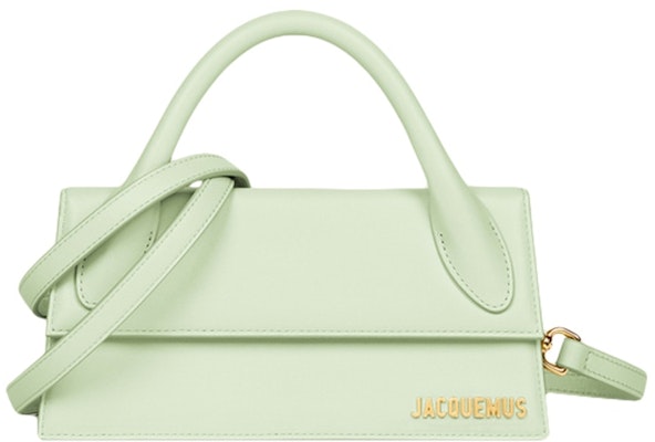 Jacquemus Le Chiquito Long Signature Handbag Light Green Lookbook Jacquemus Le Chiquito Long Signature Handbag Light Green