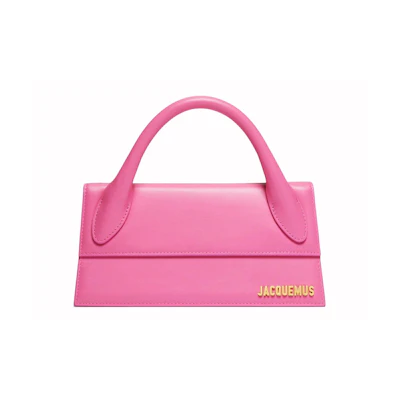 Jacquemus Le Chiquito Long Signature Handbag Pink
