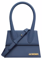 Jacquemus Le Chiquito Moyen Signature Handbag Dark Navy Jacquemus Le Chiquito Moyen Signature Handbag Dark Navy