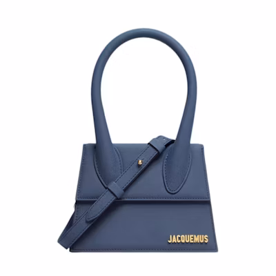 Jacquemus Le Chiquito Moyen Signature Handbag Dark Navy