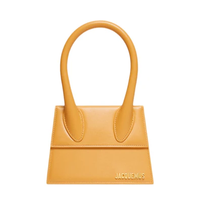 Jacquemus Le Chiquito Moyen Signature Handbag Dark Yellow