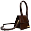 Order Jacquemus Le Chiquito Moyen 深棕色標誌性手提包