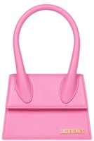 Jacquemus Le Chiquito Moyen Signature Handbag Pink Jacquemus Le Chiquito Moyen Signature Handbag Pink