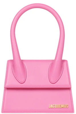 Jacquemus Le Chiquito Moyen Beg Tangan Tandatangan Merah Jambu Buy Jacquemus Le Chiquito Moyen Beg Tangan Tandatangan Merah Jambu