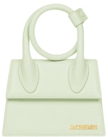 Jacquemus Le Chiquito Noeud Coiled Handbag Light Green Jacquemus Le Chiquito Noeud Coiled Handbag Light Green