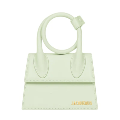 Jacquemus Le Chiquito Noeud Coiled Handbag Light Green