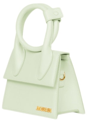 Jacquemus Le Chiquito Noeud Coiled Handbag Light Green Order Jacquemus Le Chiquito Noeud Coiled Handbag Light Green