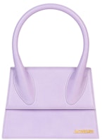 Jacquemus Le Grand Chiquito Large Signature Handbag Lilac Jacquemus Le Grand Chiquito Large Signature Handbag Lilac