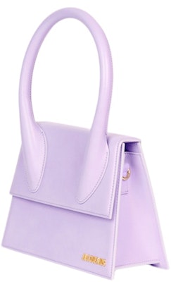 Jacquemus Le Grand Chiquito Large Signature Handbag Lilac Order Jacquemus Le Grand Chiquito Large Signature Handbag Lilac