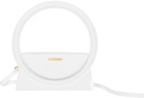 Jacquemus Le Sac Rond Circle Purse White Jacquemus Le Sac Rond Circle Purse White