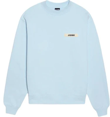 Jacquemus Le Sweatshirt 男款漸層字母印花圓領長袖上衣藍色 245JS206-2036-320 Buy Jacquemus Le Sweatshirt 男款漸層字母印花圓領長袖上衣藍色 245JS206-2036-320