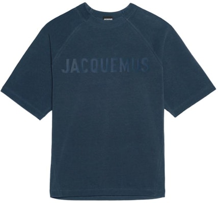 Jacquemus Le T-shirt Typo Blue Crewneck Graphic Short Sleeve Tee . 245JS212-2031-390 Buy Jacquemus Le T-shirt Typo Blue Crewneck Graphic Short Sleeve Tee . 245JS212-2031-390