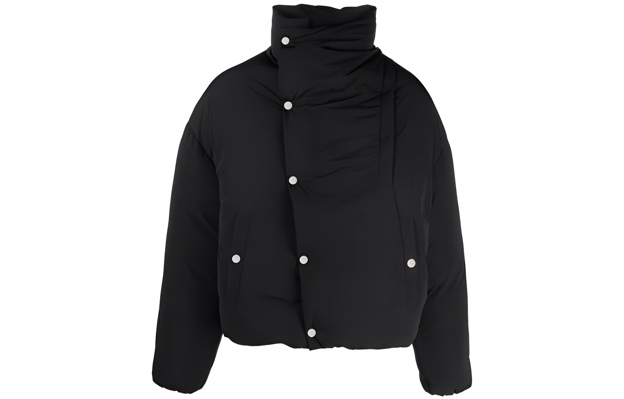 Jacquemus Logo Print Double Placket Loose-Fit Jacket Black () 236BL0271320-990