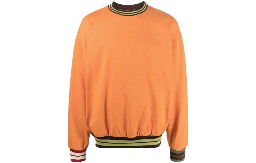 Jacquemus Oversized Crewneck Sweatshirt Orange 235JS1202272750