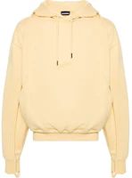 Jacquemus Oversized Yellow Hoodie Long Sleeve Pullover 245JS053-2087-250 Jacquemus Oversized Yellow Hoodie Long Sleeve Pullover 245JS053-2087-250
