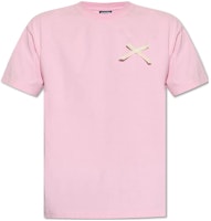 Jacquemus Pink Logo Crewneck Short Sleeve T-Shirt. 236JS1962003431 Jacquemus Pink Logo Crewneck Short Sleeve T-Shirt. 236JS1962003431