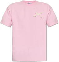 Order Jacquemus Pink Logo Crewneck Short Sleeve T-Shirt. 236JS1962003431