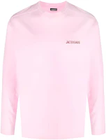 Jacquemus Pink Pullover Sweatshirt with Logo Print 236JS19021024DA Jacquemus Pink Pullover Sweatshirt with Logo Print 236JS19021024DA