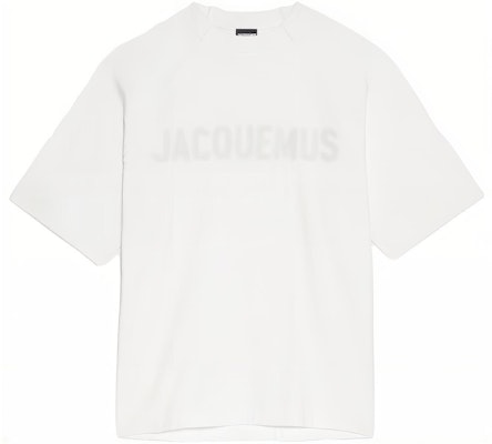 Jacquemus Raglan Logo Loose Fit White Crewneck T-Shirt for Men. 245JS212-2031-100 Buy Jacquemus Raglan Logo Loose Fit White Crewneck T-Shirt for Men. 245JS212-2031-100