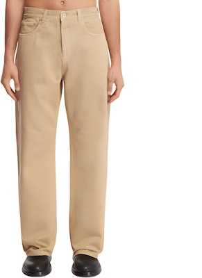 Jacquemus Seluar Denim Beige Zip Jeans Lelaki Warna Uni 24E245DE0281514150 Order Jacquemus Seluar Denim Beige Zip Jeans Lelaki Warna Uni 24E245DE0281514150