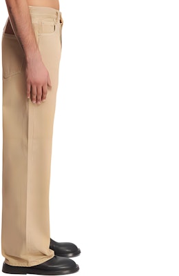 Jacquemus Seluar Denim Beige Zip Jeans Lelaki Warna Uni 24E245DE0281514150 Purchase Jacquemus Seluar Denim Beige Zip Jeans Lelaki Warna Uni 24E245DE0281514150