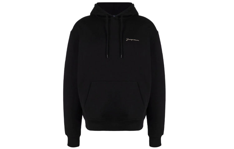 Jacquemus Solid Logo Hoodie Black 216JS30216212990