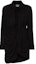 Buy Jacquemus Solid Long Sleeve Deep V-neck Black Dress 213DR09213102990
