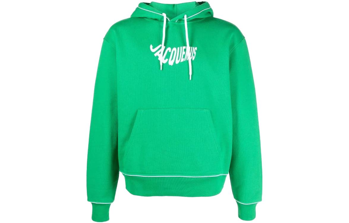 Jacquemus SS22 Green Logo Print Hoodie 225JS0332210GREEN