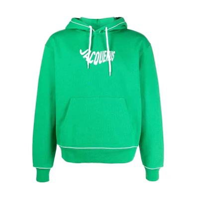 Jacquemus SS22 Green Logo Print Hoodie 225JS0332210GREEN