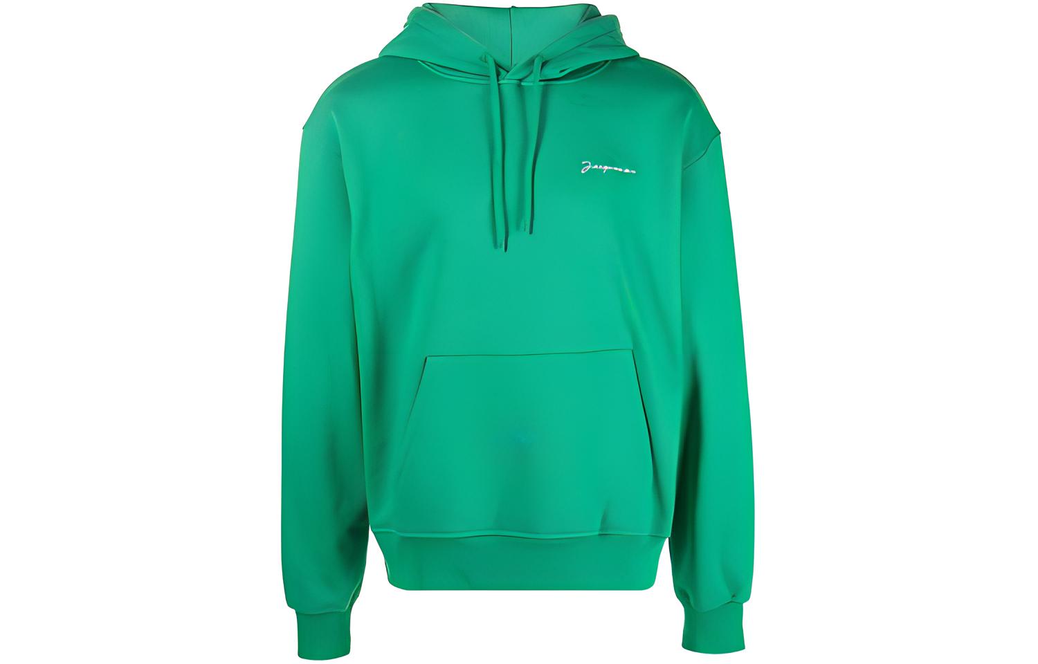 Jacquemus SS22 Green Oversized Logo Print Hoodie 216JS3002210550