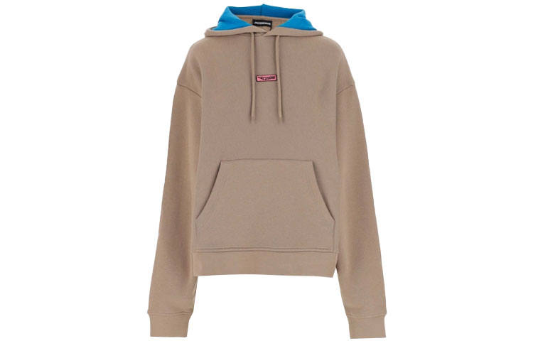 Jacquemus SS22 Logo Pattern Hoodie Men’s Light Brown 225JS0362048180