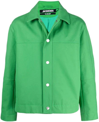 Jacquemus SS22 綠色扣式襯衫風格外套 22E225BL0021047 Buy Jacquemus SS22 綠色扣式襯衫風格外套 22E225BL0021047