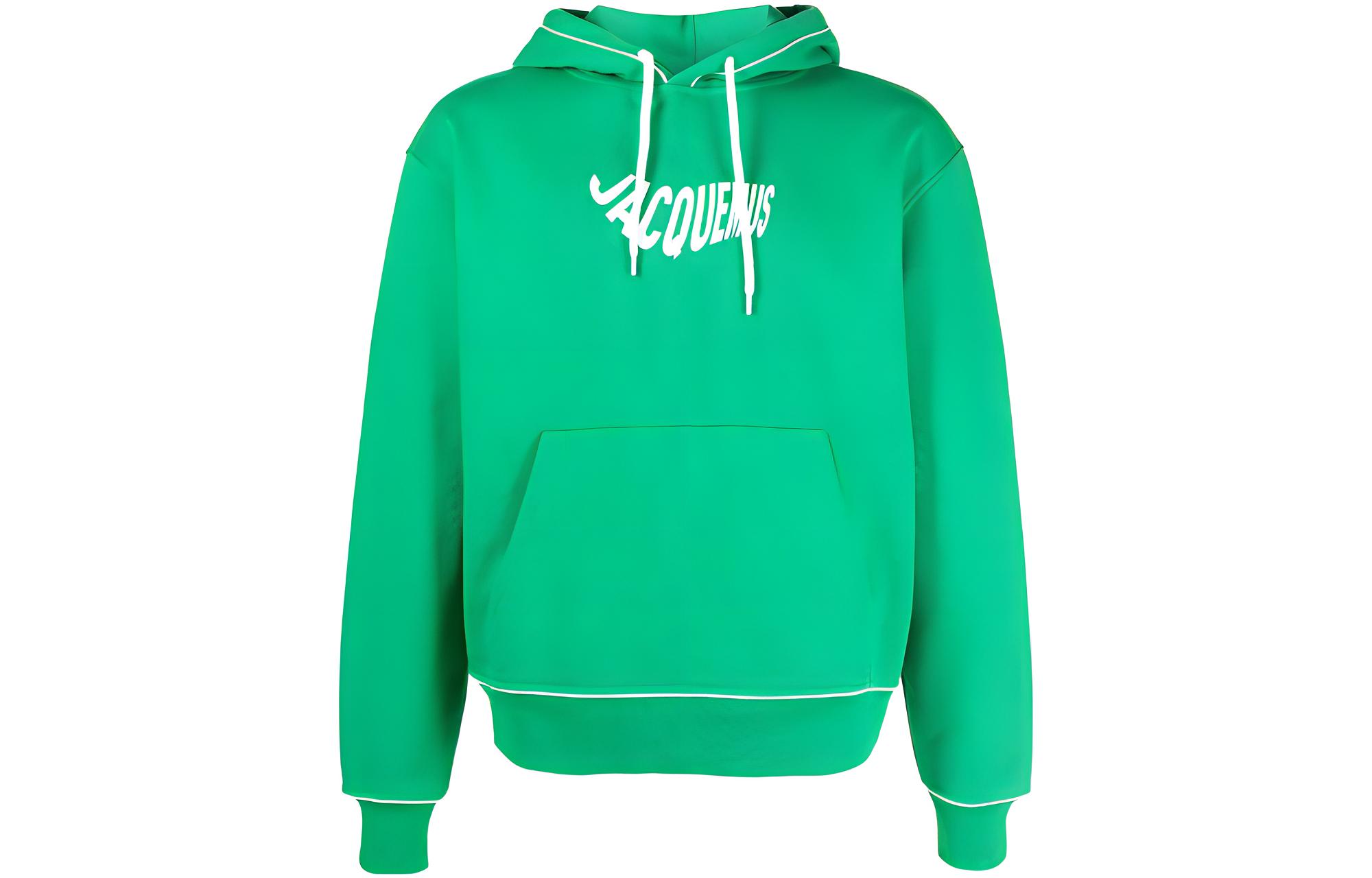 Jacquemus SS22 Wave Logo Graphic Sweatshirt Green Menswear 225JS0332210-5AH