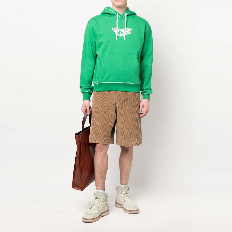 Lookbook ジャックムス SS22 ウェーブロゴ グラフィック スウェットシャツ グリーン メンズ 225JS0332210-5AH