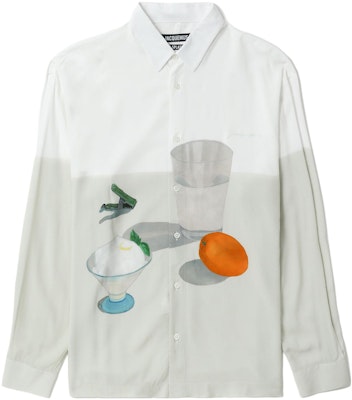 Jacquemus SS23 Pattern Pocket Long Sleeve Shirt in Off White. 215SH002-10021BH Buy Jacquemus SS23 Pattern Pocket Long Sleeve Shirt in Off White. 215SH002-10021BH