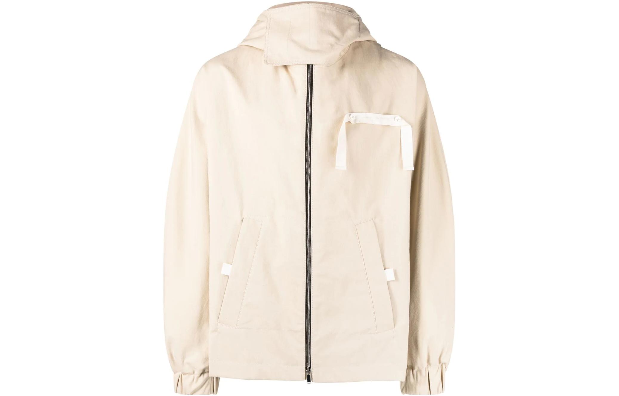 Jacquemus SS23 Colorblock Long-Sleeve Hooded Jacket Beige Men’s 226BL0141060-130