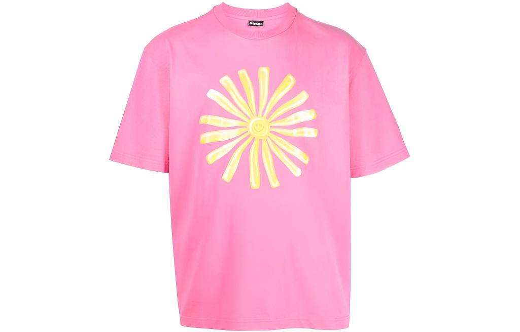 Jacquemus SS23 Graphic Print Unisex Crewneck Short Sleeve T-Shirt 235JS16421024BI