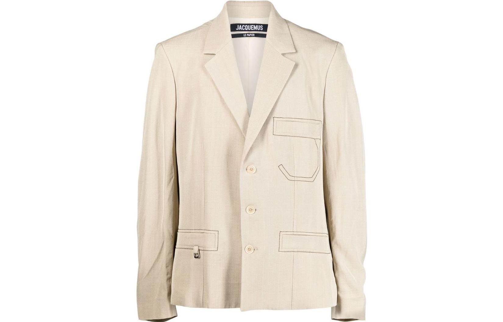 Jacquemus SS23 Oversized Long Sleeve Jacket Off-White 22H226JA0151066180