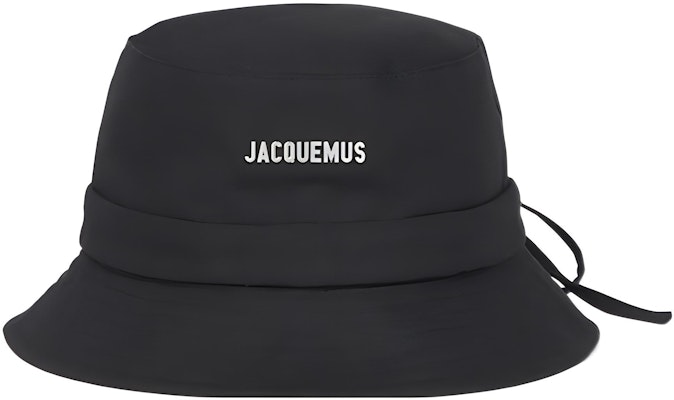 Jacquemus Unisex Cotton Bucket Hat with Logo - Solid Color Fashion Design 22H223AC0015001 Buy Jacquemus Unisex Cotton Bucket Hat with Logo - Solid Color Fashion Design 22H223AC0015001